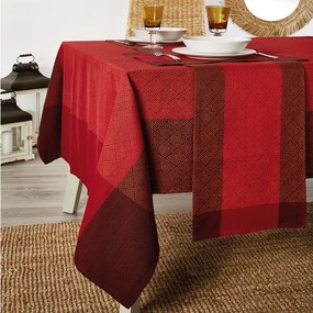Τραπεζομάντηλο (150x180) Whitegg Z121/1 Red