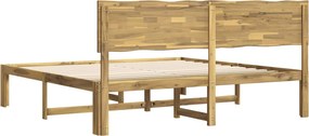 vidaXL Διπλό Κρεβάτι με Κεφαλάρι ROSTOCK Λευκό 200 x 200 cm