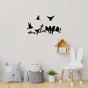 Διακοσμητικά Τοίχου (Σετ 4τμχ) A-G Bird Community 899SKL2532
