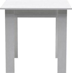 Τραπέζι Manka I μελαμίνη σε λευκή απόχρωση 80x80x77εκ 80x80x77 εκ.