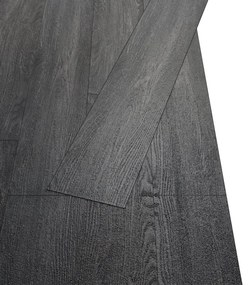 vidaXL Δάπεδο Αυτοκόλλητο Μαύρο και Λευκό 2,51 μ² / 2 χιλ. από PVC