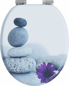 vidaXL Λεκάνη Γκρι 44 x 38 εκ. Πίνακας MDF