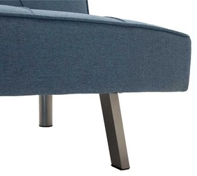 Καναπές-κρεβάτι Travis pakoworld 3θέσιος με ύφασμα ανοικτό μπλε 175x83x74εκ