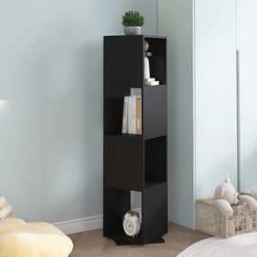 vidaXL Ντουλάπι Περιστρεφόμενο Μαύρο 34,5x34,5x147,5 εκ. Μοριοσανίδα