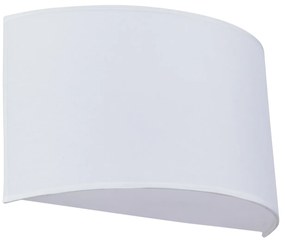 SE21-WH3-15 SERAPH WHITE SHADE WALL LAMP Γ1