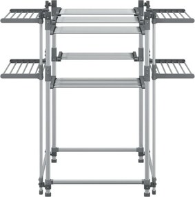 vidaXL Απλώστρα Ρούχων 107 x 107 x 120 εκ. από Αλουμίνιο