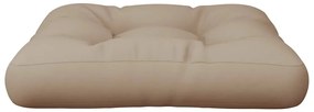 vidaXL Μαξιλάρι Παλέτας Taupe 60 x 61,5 x 10 εκ. Υφασμάτινο