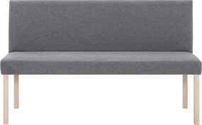 vidaXL Παγκάκι Ανοιχτό Γκρι 139,5 εκ. από Πολυεστέρα