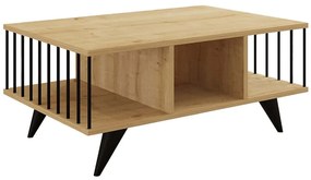 Τραπέζι Σαλονιού Bert 495SSE1324 90x60x40cm Oak