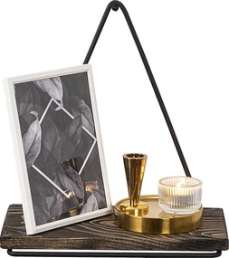 Wall Shelf Begonia Black
Dark Walnut