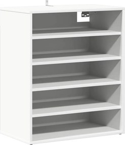 vidaXL Παπουτσοθήκη Λευκή 60 x 35 x 70 εκ. από Επεξ. Ξύλο