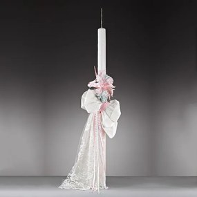 Λαμπάδα βάπτισης μονόκερος