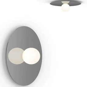 Φωτιστικό Τοίχου - Οροφής Bola Disc 18/5 10617 15,7x45,7cm Dim Led 390lm 6W Dark Grey Pablo Designs