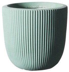 Supergreens Γλάστρα Πήλινη Στρογγυλή ''Stripe'' Βεραμάν XL 44x44x36,5 εκ.