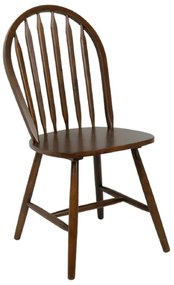 Καρέκλα Sally Ε7080 Brown 44x51x93cm Σετ 4τμχ Ξύλο