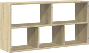 vidaXL Ράφι Τοίχου Sonoma Δρυς 100x25x50 εκ. Επεξεργασμένο Ξύλο