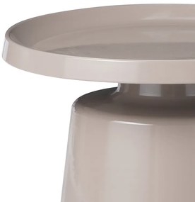 Τραπέζια σαλονιού Ginoze Inart σετ 2τεμ μέταλλο σε cappuccino απόχρωση