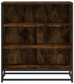 vidaXL Sideboard Καπνιστή βελανιδιά Κατασκευασμένο ξύλο και μέταλλο