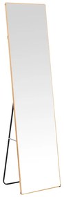 Καθρέπτης Moira pakoworld αλουμίνιο σε χρυσή απόχρωση 40x28x150εκ