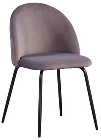 Dining Chair 200 Fylliana Grey 51x52.5x82.5 cm