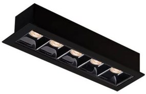 Σποτ Χωνευτό Aden Μαύρο LED 4,4X14,7 4260700 Viokef 4260700 Μαύρο