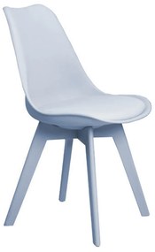 Καρέκλα Martin-II Grey ΕΜ137,4 52X49X82 cm Σετ 2τμχ Polypropylene, Technoderma