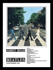 Κορνιζαρισμένη αφίσα The Beatles - Abbey Road