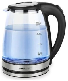 Sokany SK-1029 Βραστήρας 2lt 1500W Μαύρος