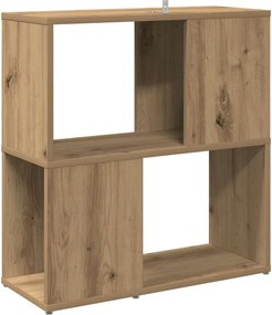 vidaXL Βιβλιοθήκη Αρτισιανή Δρυς 60 x 24 x 63 εκ. Επεξεργ. Ξύλο