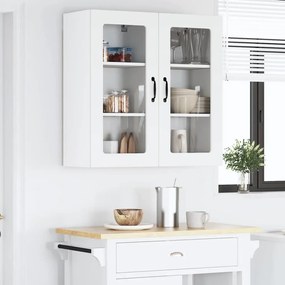vidaXL Ραφιέρα τοίχου LUCCA 2 pcs Λευκό 40 x 31 x 80 εκ.