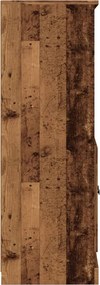 vidaXL Ντουλάπι Όψη Παλαιού Ξύλου 60 x 35,5 x 103,5 εκ. Επεξ. Ξύλο