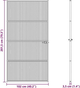 vidaXL Πόρτα Σπιτιού 102 x 201,5 x 3,5 εκ