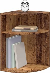vidaXL End Table Παλιό ξύλο 39,7 x 39,7 x 60 εκ Επεξεργασμένο ξύλο