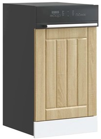 vidaXL Πλυντήριο πιάτων Πίνακας "Lucca" Sonoma Oak Engineered Wood