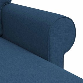 vidaXL Καναπές Μπλε 195 x 138 x 80 εκ ύφασμα