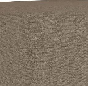 vidaXL Πάγκος Taupe 100x35x41 εκ. Υφασμάτινος