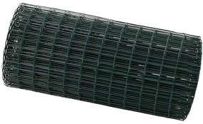 vidaXL Φράχτης Εuro Πράσινο 0.4 x 50 μ. Σίδηρος με επικάλυψη PVC