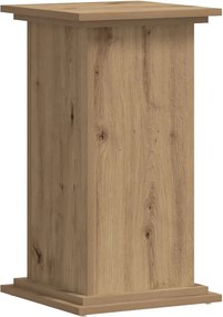 vidaXL Βάσεις Φυτών Αρτισιανή Δρυς 33x33x60 εκ. Επεξ. Ξύλο