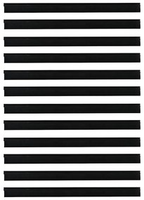 vidaXL Αυτοκόλλητες σφραγίδες πόρτας 12 pcs Μαύρο 100 cm