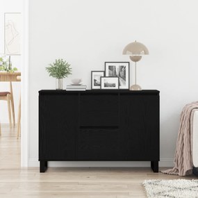 vidaXL Μπουφές Μαύρο Δρυς 104x35x70 εκ Κατασκευασμένο Ξύλο