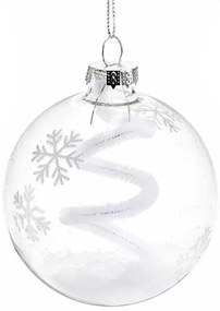 Γυάλινη Χριστουγεννιάτικη Μπάλα 8cm 801929b
