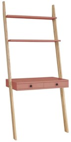 Γραφείο Ladder Leno LENOO16 79x49x183cm Dark Coral