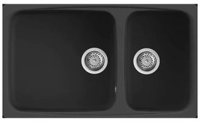 Νεροχύτης κουζίνας FOX 450 Nero 40 ELLECI 86,4x50,3cm