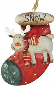 Χριστουγεννιάτικο Μεταλλικό Στολίδι 11.5cm 154912f