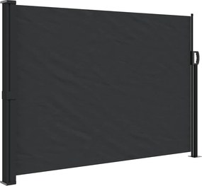 vidaXL Σκίαστρο Πλαϊνό Συρόμενο Μαύρο 140 x 300 εκ.