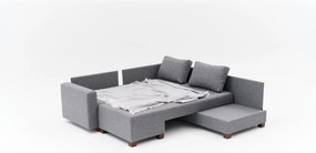 Corner Sofa-Bed Ali Left - Grey Grey