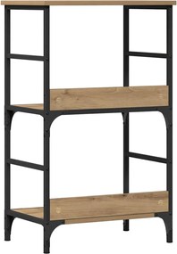 vidaXL Βιβλιοθήκη Αρτισιανή Δρυς 50x33x82 εκ. Επεξεργ. Ξύλο