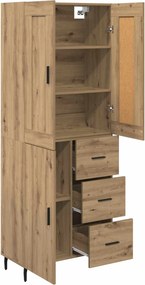 vidaXL Highboard 2 τμχ. Artisan Oak 69,5 x 34 x 180 εκ.