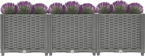 vidaXL Ζαρντινιέρα 120 x 40 x 38 εκ. από Πολυπροπυλένιο