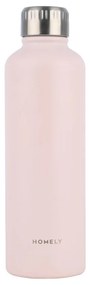 Θερμός-Μπουκάλι Ανοξείδωτο Flask Homely Rose Quartz 500ml-7x7x23εκ. Estia 01-32609